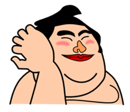 A sumo wrestler "Danganji" sticker #4675407