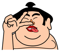A sumo wrestler "Danganji" sticker #4675412