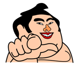 A sumo wrestler "Danganji" sticker #4675421