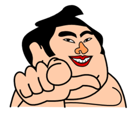 A sumo wrestler "Danganji" sticker #4675421
