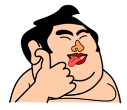 A sumo wrestler "Danganji" sticker #4675422