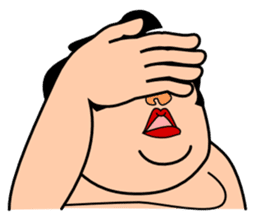 A sumo wrestler "Danganji" sticker #4675432