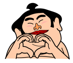 A sumo wrestler "Danganji" sticker #4675433