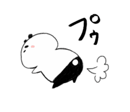 OKUJOU PANDA2 Reverse sticker #4675528