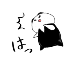 OKUJOU PANDA2 Reverse sticker #4675543