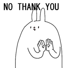 KESHIGOMU Rabbit sticker #4675603