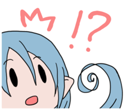 Leisurely devil. The devil series. sticker #4675842