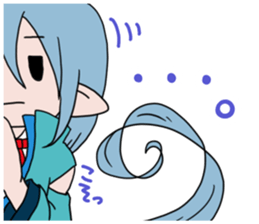 Leisurely devil. The devil series. sticker #4675843