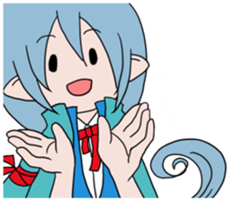 Leisurely devil. The devil series. sticker #4675844