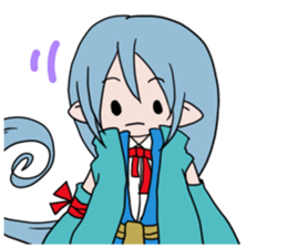 Leisurely devil. The devil series. sticker #4675848