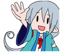 Leisurely devil. The devil series. sticker #4675853