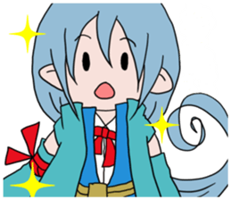 Leisurely devil. The devil series. sticker #4675854