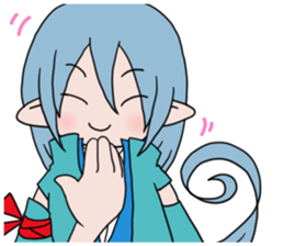 Leisurely devil. The devil series. sticker #4675855