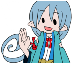 Leisurely devil. The devil series. sticker #4675858