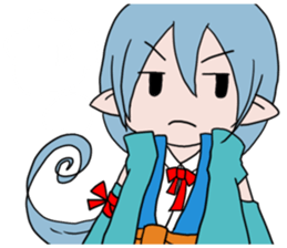 Leisurely devil. The devil series. sticker #4675860