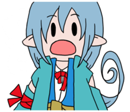 Leisurely devil. The devil series. sticker #4675866