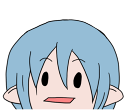 Leisurely devil. The devil series. sticker #4675870