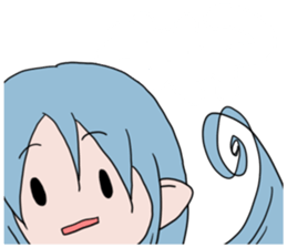 Leisurely devil. The devil series. sticker #4675871