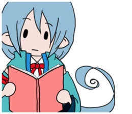 Leisurely devil. The devil series. sticker #4675873