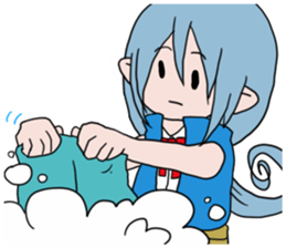 Leisurely devil. The devil series. sticker #4675875