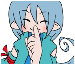 Leisurely devil. The devil series. sticker #4675876