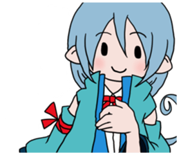 Leisurely devil. The devil series. sticker #4675877