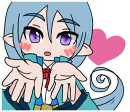 Leisurely devil. The devil series. sticker #4675878