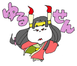 otafuku komachi laugh sticker #4676427
