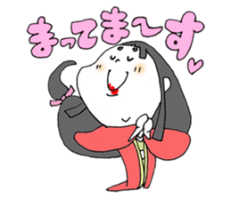 otafuku komachi laugh sticker #4676431