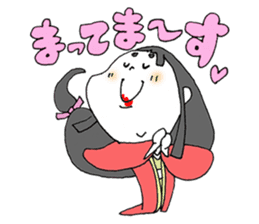 otafuku komachi laugh sticker #4676431
