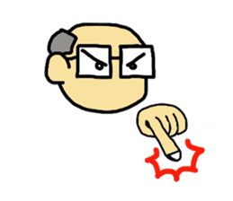 hand face sticker #4676840