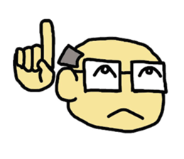 hand face sticker #4676843