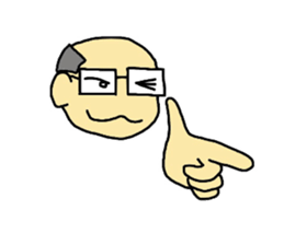 hand face sticker #4676850