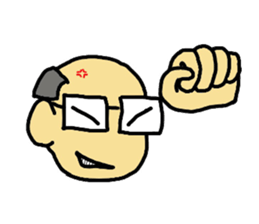 hand face sticker #4676857