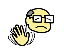 hand face sticker #4676859