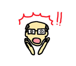 hand face sticker #4676861