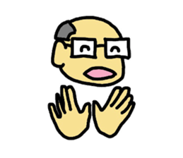 hand face sticker #4676862