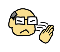 hand face sticker #4676866