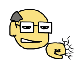 hand face sticker #4676875