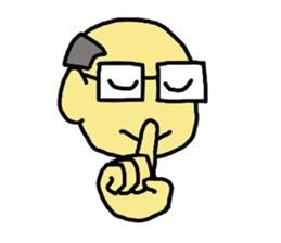 hand face sticker #4676876