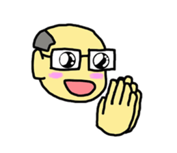 hand face sticker #4676877