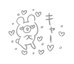 Pencil Drawing Bear sticker #4678334
