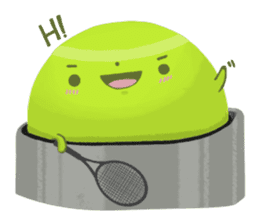 Let's play tennis sticker #4678408