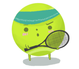 Let's play tennis sticker #4678417