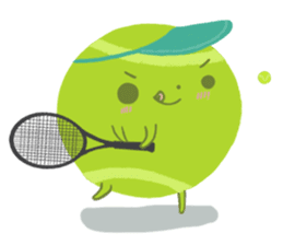 Let's play tennis sticker #4678418