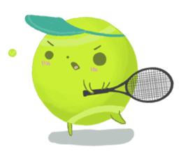 Let's play tennis sticker #4678419