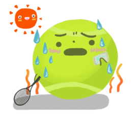 Let's play tennis sticker #4678420