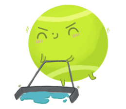 Let's play tennis sticker #4678426