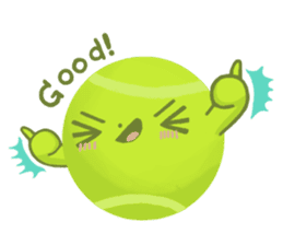 Let's play tennis sticker #4678428