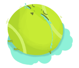 Let's play tennis sticker #4678429